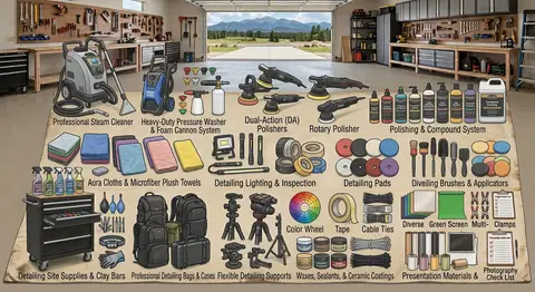 Auto detailing gear available to rent