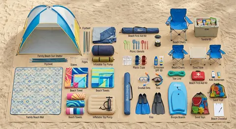 Beach days gear available to rent
