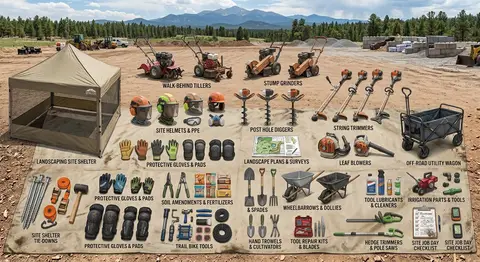 Landscaping gear available to rent