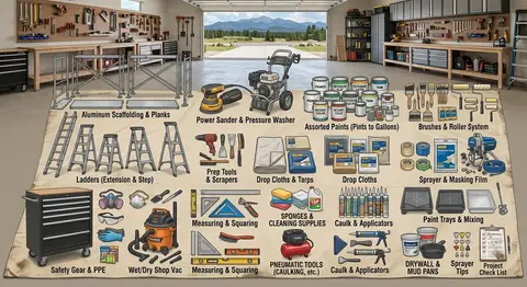 Painting gear available to rent