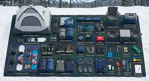 Snowboarding gear available to rent